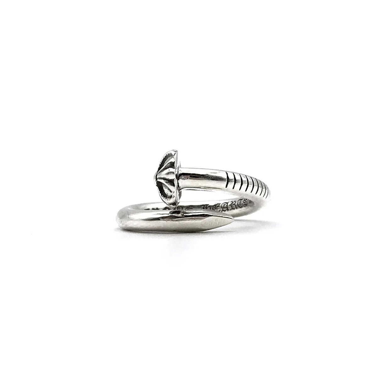 Chrome Hearts Silver Nail Ring