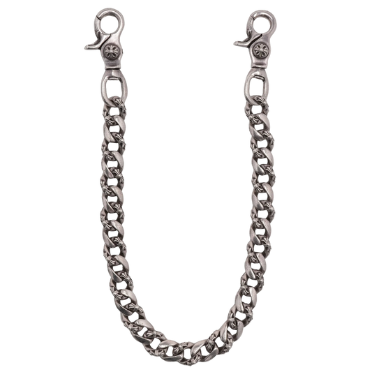 Chrome Hearts Silver Fancy Link Wallet Chain