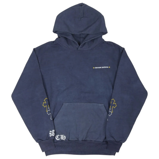 Chrome Hearts x Drake Certified Chrome Hand Dyed Hoodie Washed Blue (Miami Exclusive)