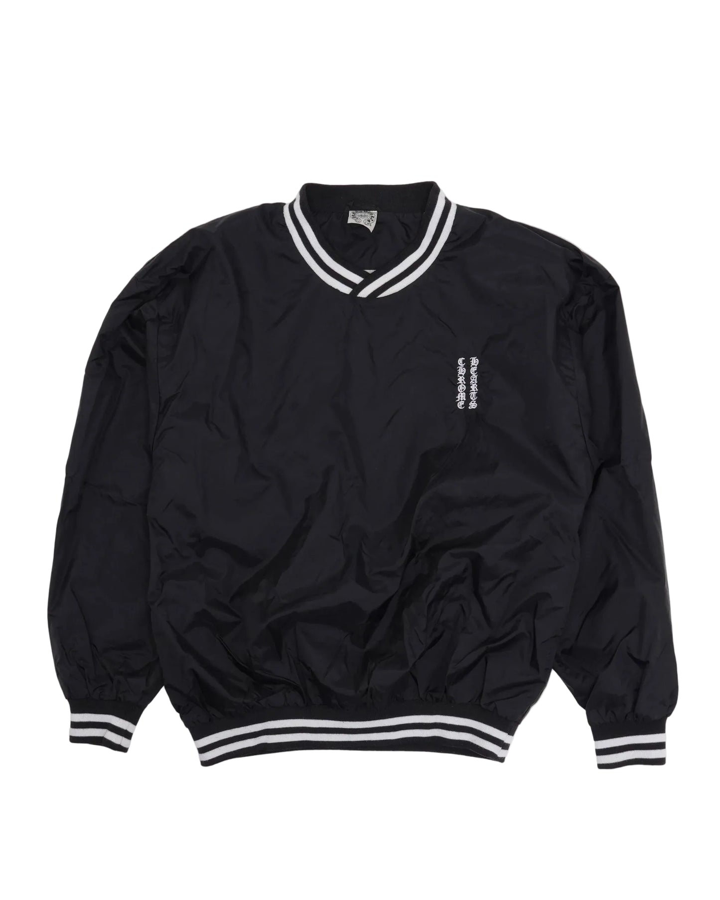 Chrome Hearts Vertical Logo Pullover Nylon Warmup Jacket