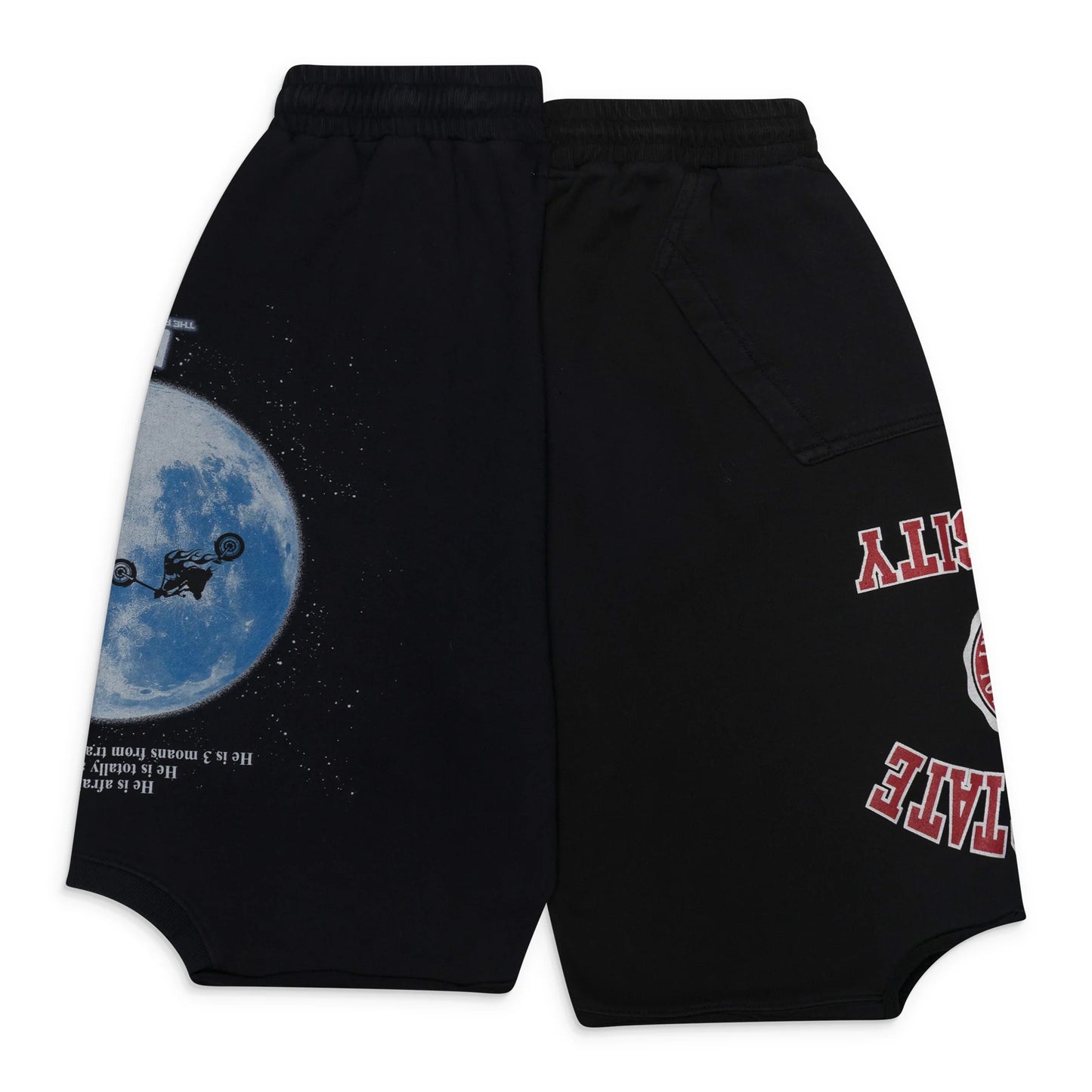 Protocol Index Reconstructed Sweatshorts Black