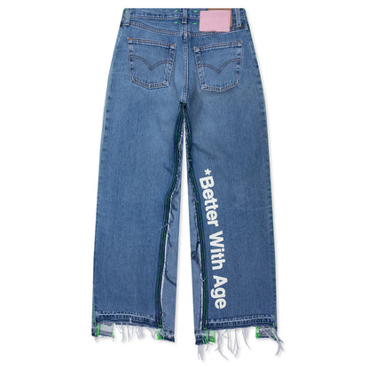 *Better With Age Monroe Triple Wide Denim Trouser Indigo