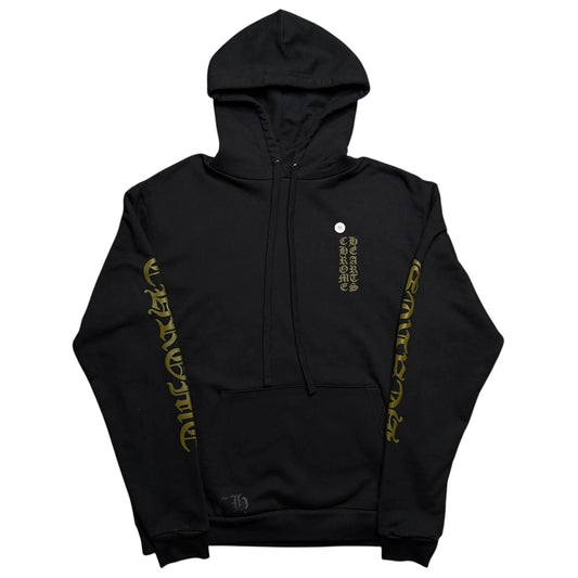 Chrome Hearts Vertical Logo Hoodie Black/Army Green