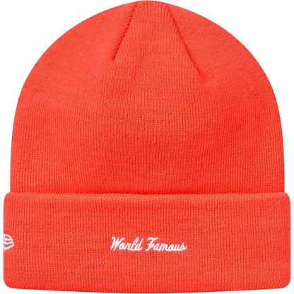 Supreme New Era Box Logo Beanie (FW18) Bright Coral