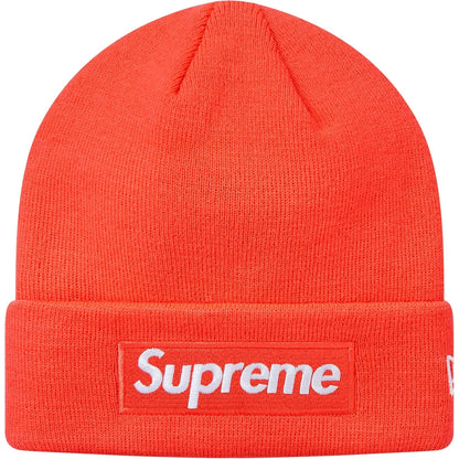 Supreme New Era Box Logo Beanie (FW18) Bright Coral