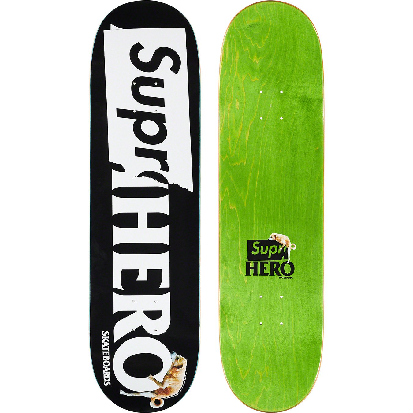 Supreme ANTIHERO Dog Skateboard Deck Black