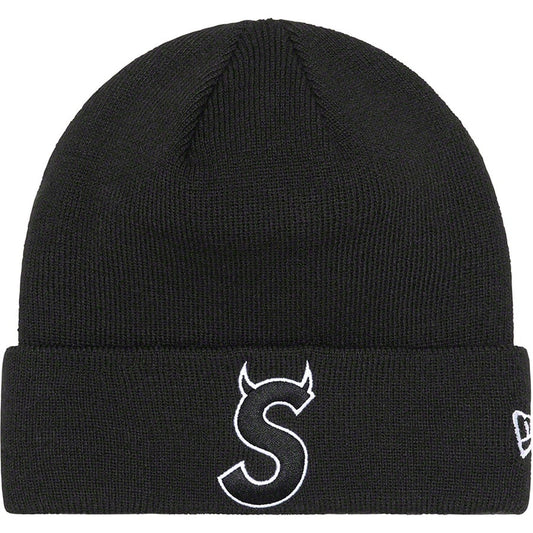 Supreme New Era S Logo Beanie (FW22) Black