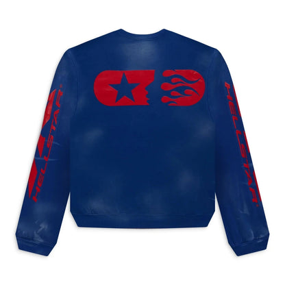 Hellstar Sport Crewneck Blue