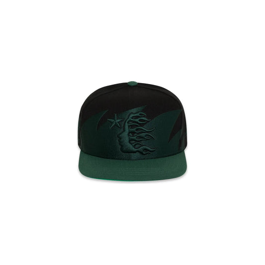 Hellstar Paintbrush Snapback Hat Black/Green