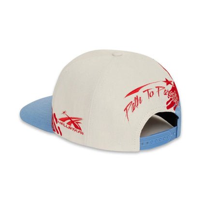 Hellstar Paintbrush Snapback Hat Red/Blue/White