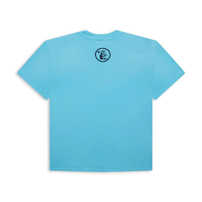 Hellstar Box Logo T-Shirt Blue