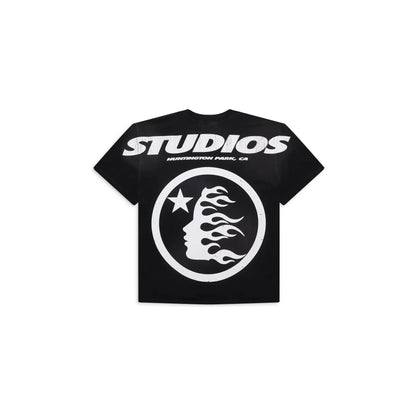 Hellstar Studios Cartoon Logo T-Shirt Black/Yellow