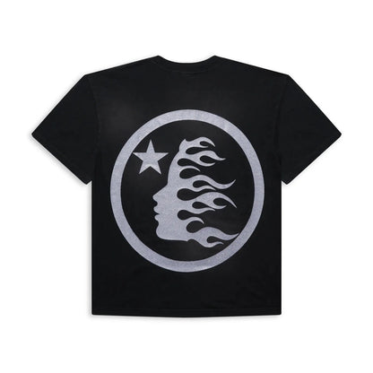 Hellstar Classic Glitter Logo T-Shirt Black