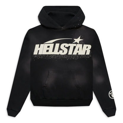 Hellstar Glitter Uniform Hoodie Black