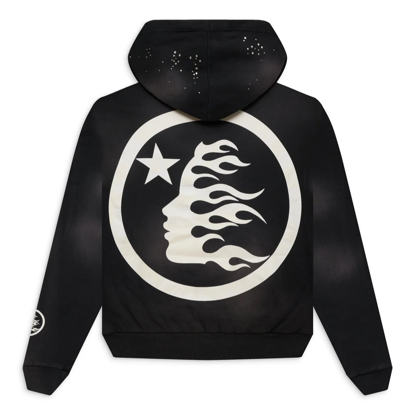 Hellstar Glitter Uniform Hoodie Black