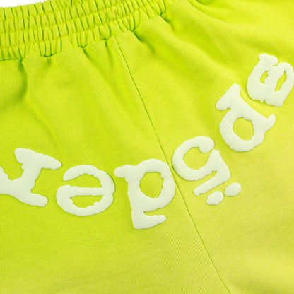 Sp5der OG Web V2 Sweatshort Acid Green
