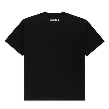 Sp5der Diffused Collegiate Tee Black