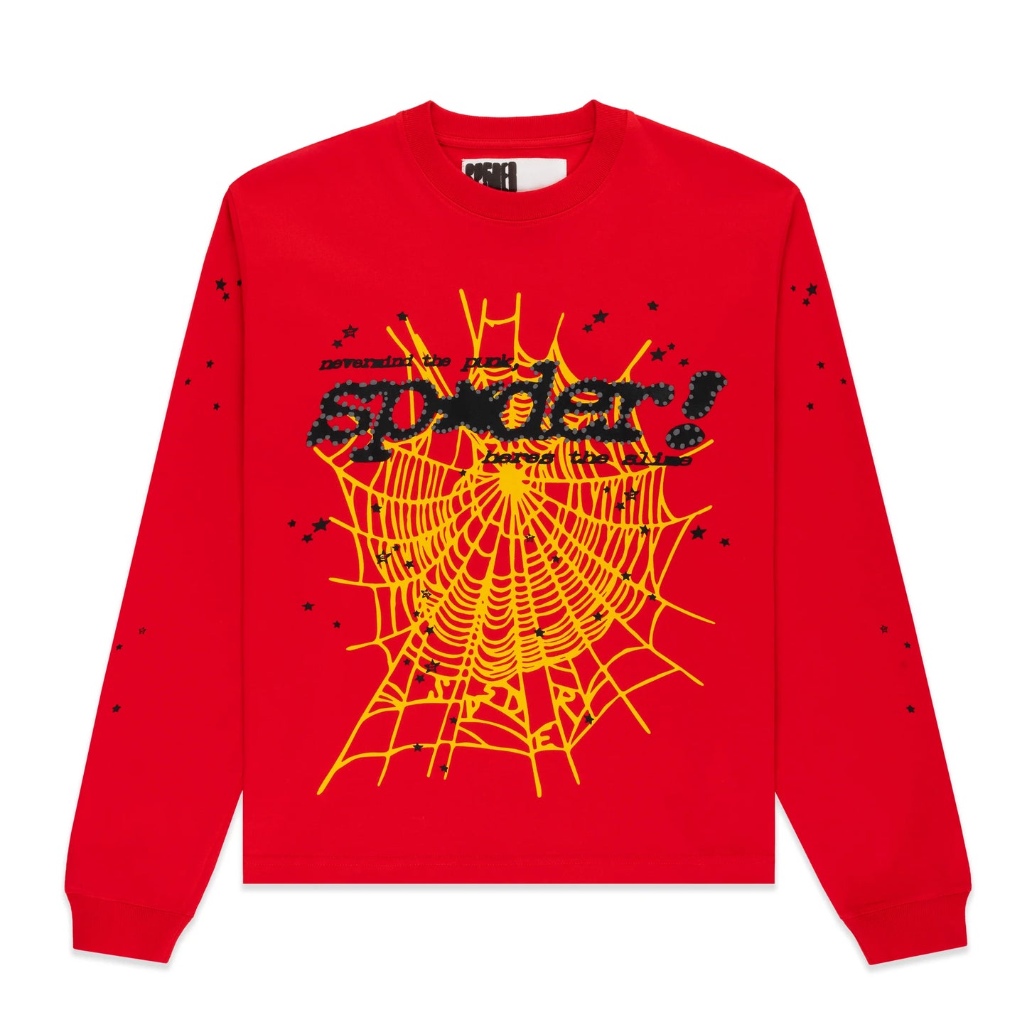 Sp5der Punk V2 L/S Tee Red