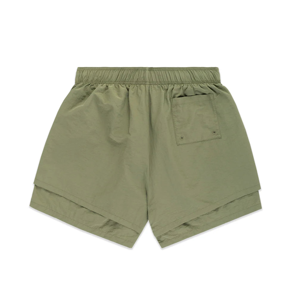 Sp5der OG Web Double Layer Short Sage Green