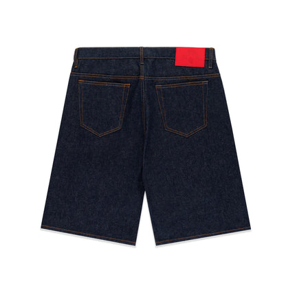 Sp5der V3 Logo Denim Short Indigo