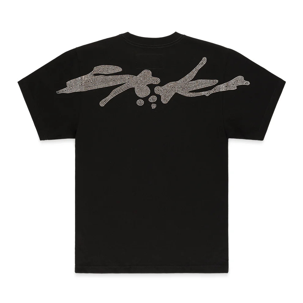 Sp5der TM Rhinestone Tee Black