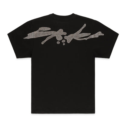 Sp5der TM Rhinestone Tee Black