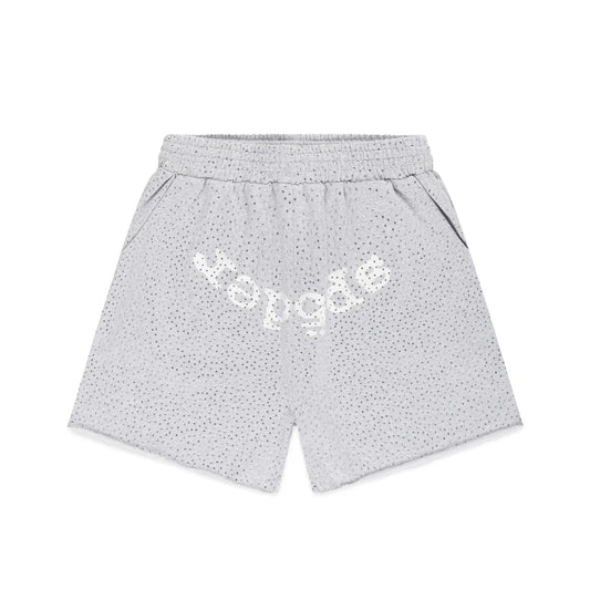 Sp5der Webstone AOP Shorts Heather Grey