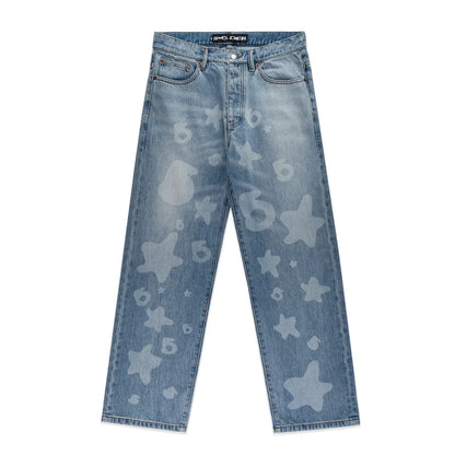 Sp5der Beluga Denim Light Blue Wash