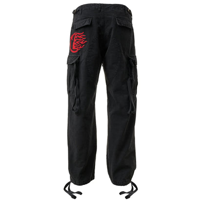 Hellstar Canvas Cargo Pants Black