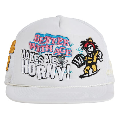 *Better With Age Nowhere Vintage Hat White