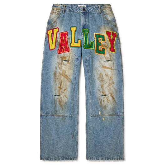 Vale Forever Collage Painter Pants Mid Wash