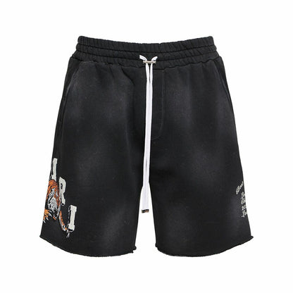 AMIRI Vintage Tiger Sweat Shorts Black