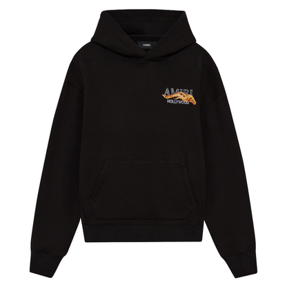Amiri Hollywood Horse Hoodie Black