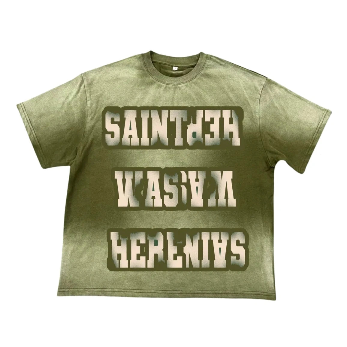 Saint Vanity Saint Was Here Tee Green