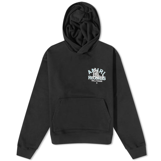 Amiri Records Wolf Hoodie Black