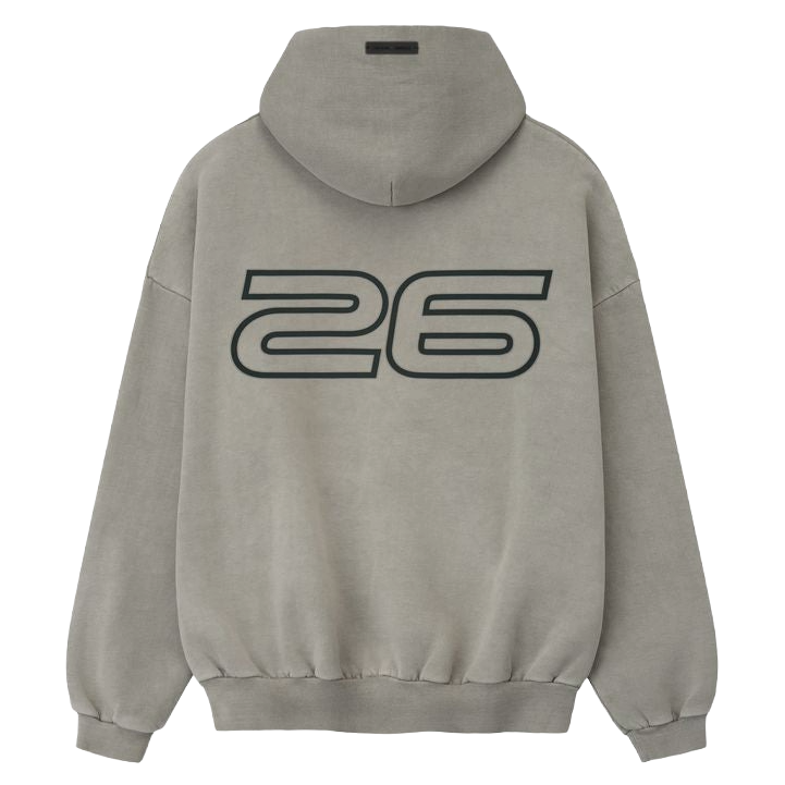 Fear of God Essentials Heavy Fleece 90s Hoodie Smoke Grey