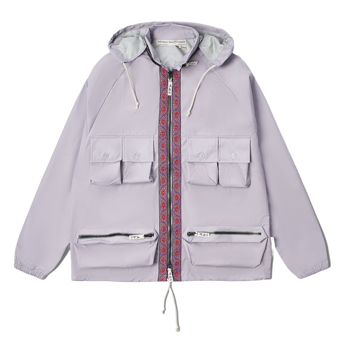 Advisory Board Crystals Nylon Taffeta Spring Jacket Violet