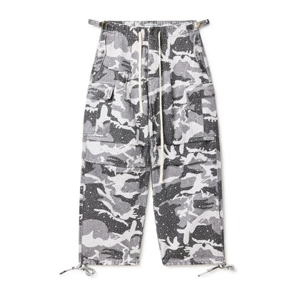 Vale Forever Crystal Cargo Pants Winter Camo