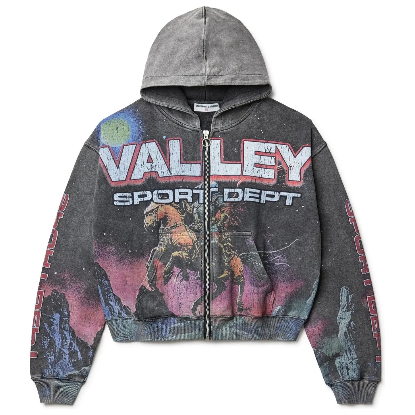 Vale Forever Neptune Zip-Up Hoodie Black