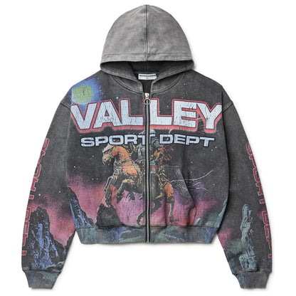 Vale Forever Neptune Zip-Up Hoodie Black