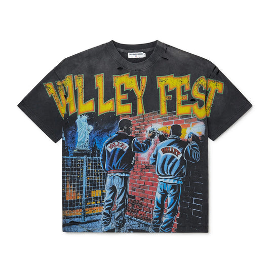 Vale Forever Graffiti Big Tee Black