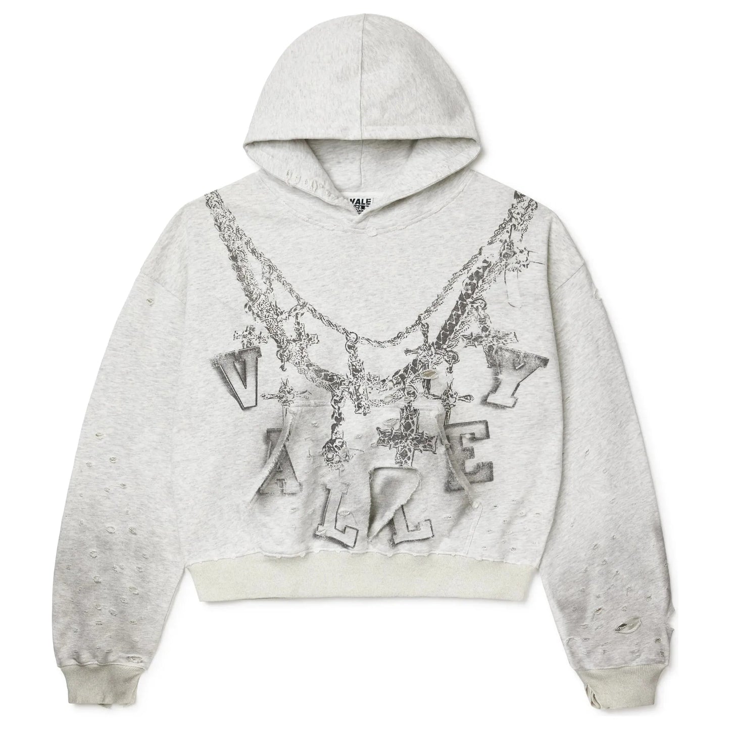 Vale Forever Big Chain Hoodie Dirty Heather Grey