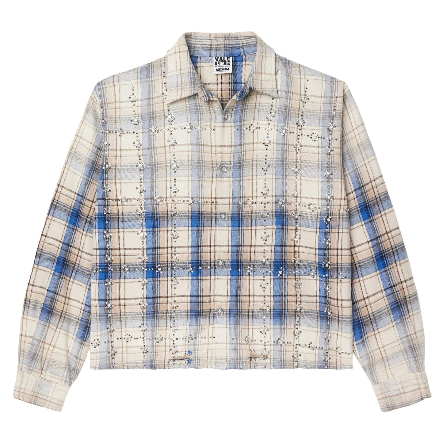 Vale Forever Skyfall Flannel Cream/Blue