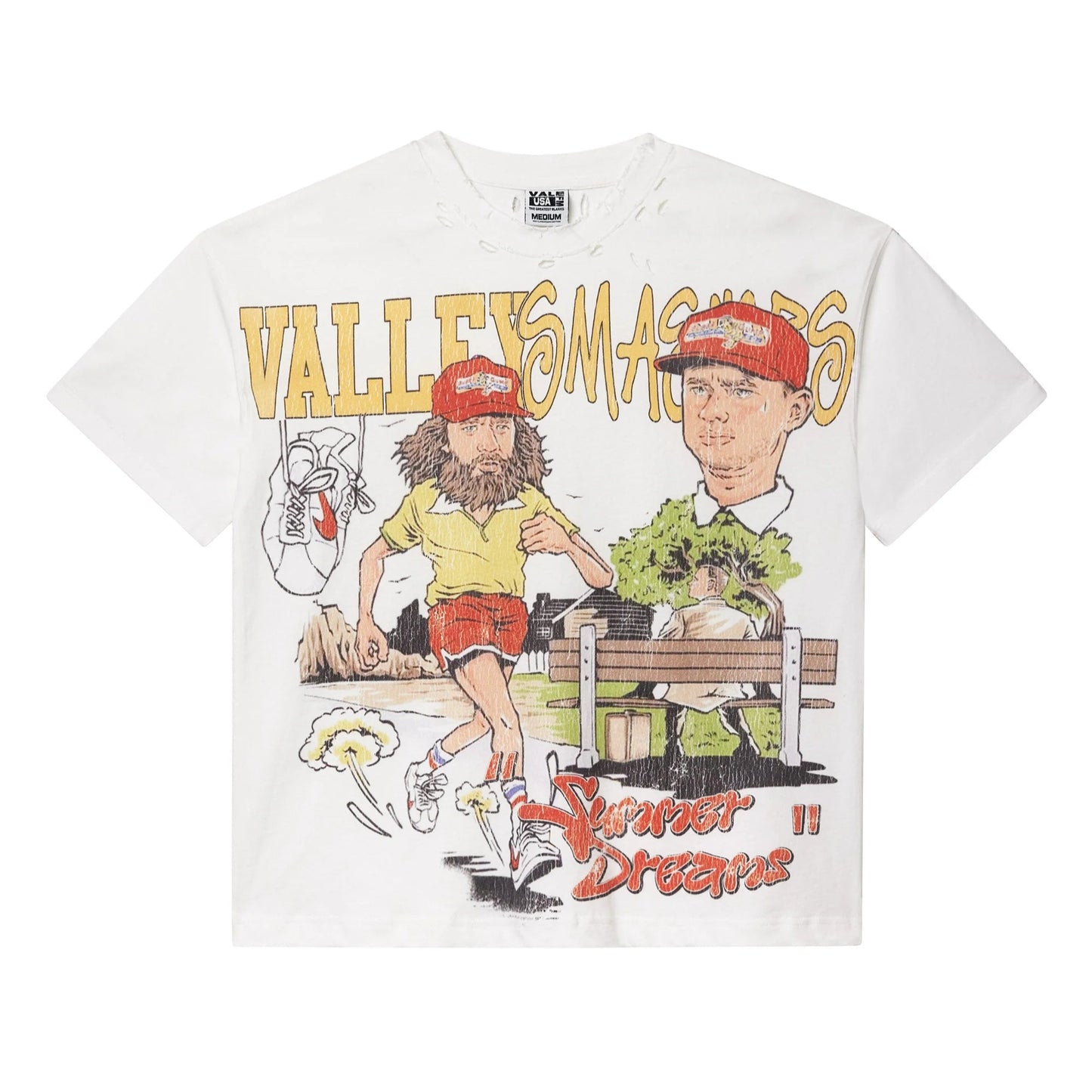 Vale Forever Run Forest Tee White
