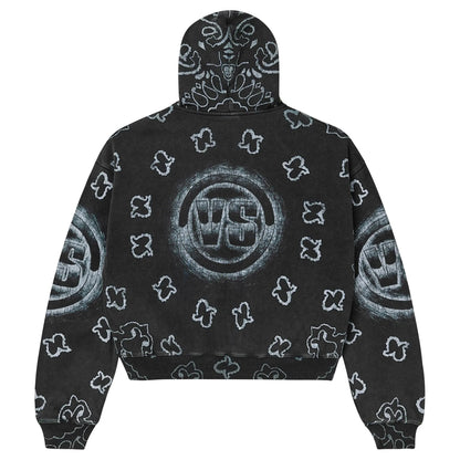 Vale Forever Flag Zip-Up Hoodie Black