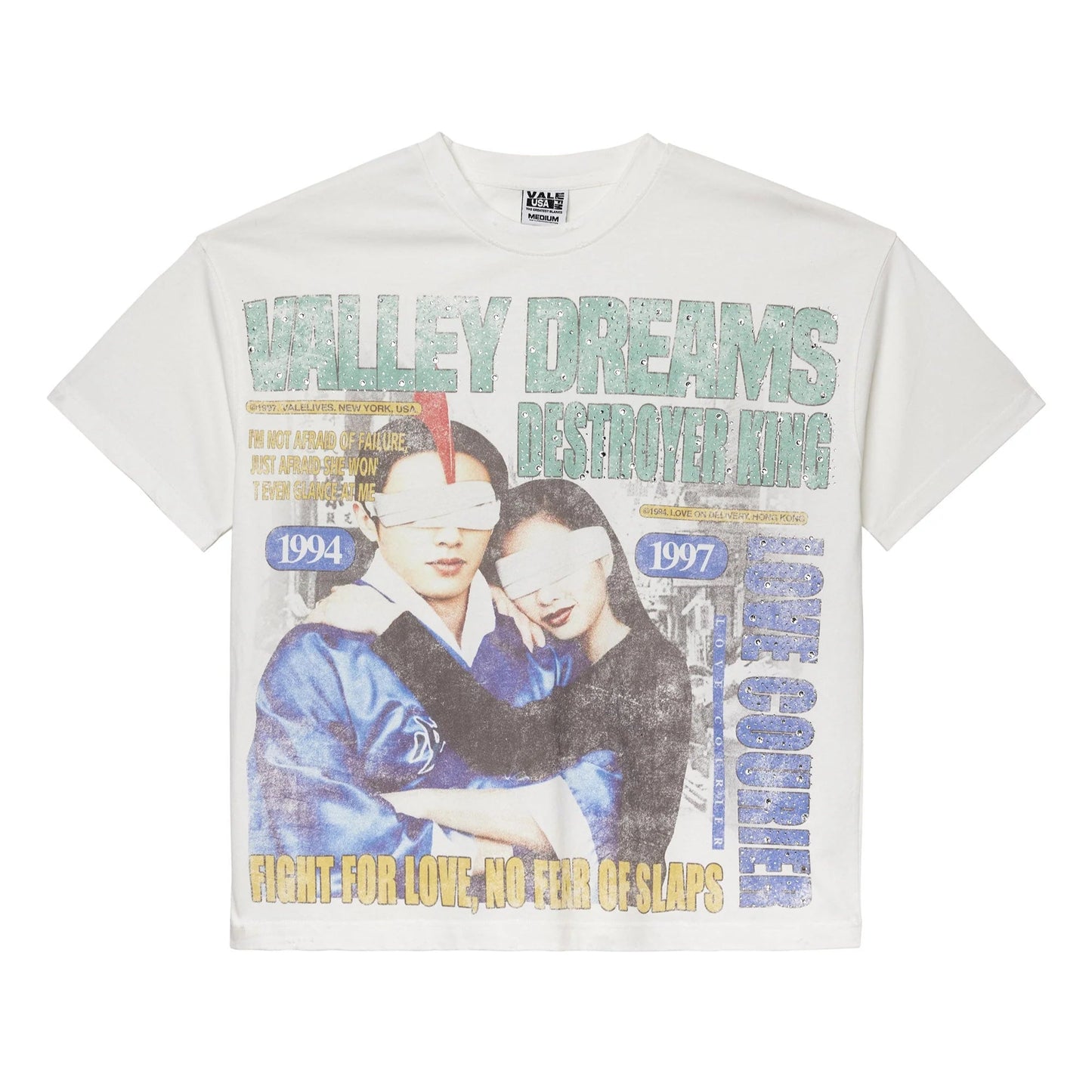 Vale Forever Robot Bling Tee White