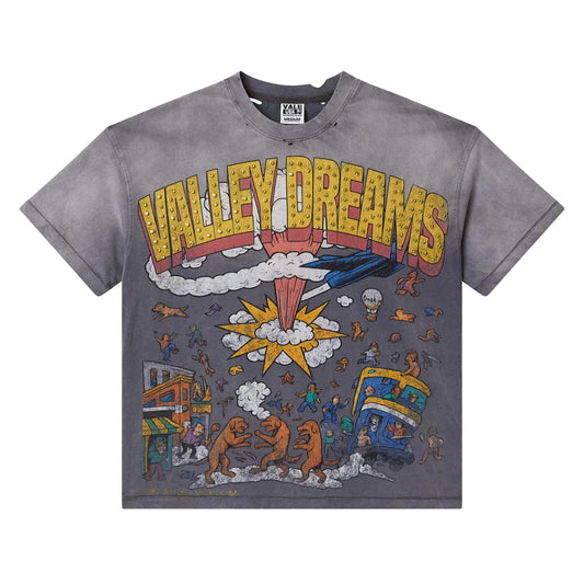 Vale Forever Chaos Bling Tee Grey