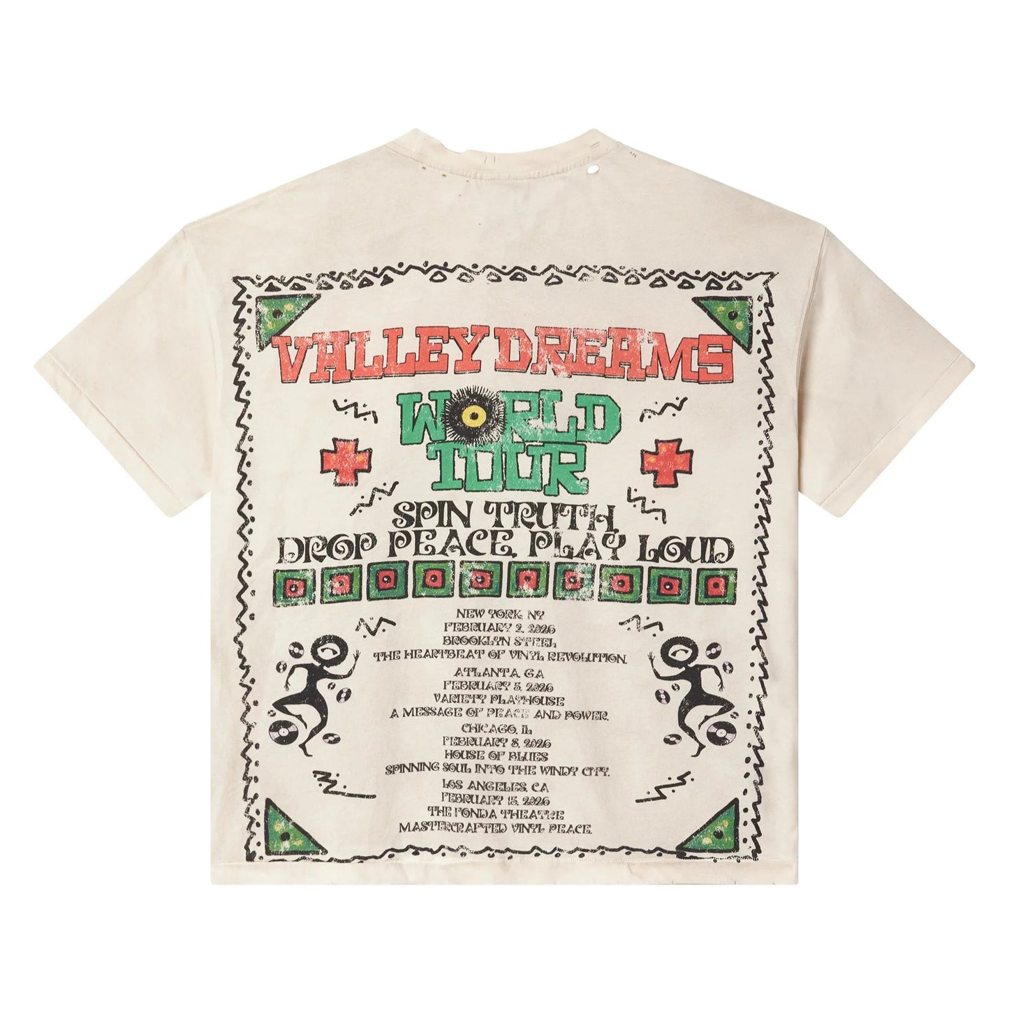 Vale Forever Chaos Bling Tee Tan