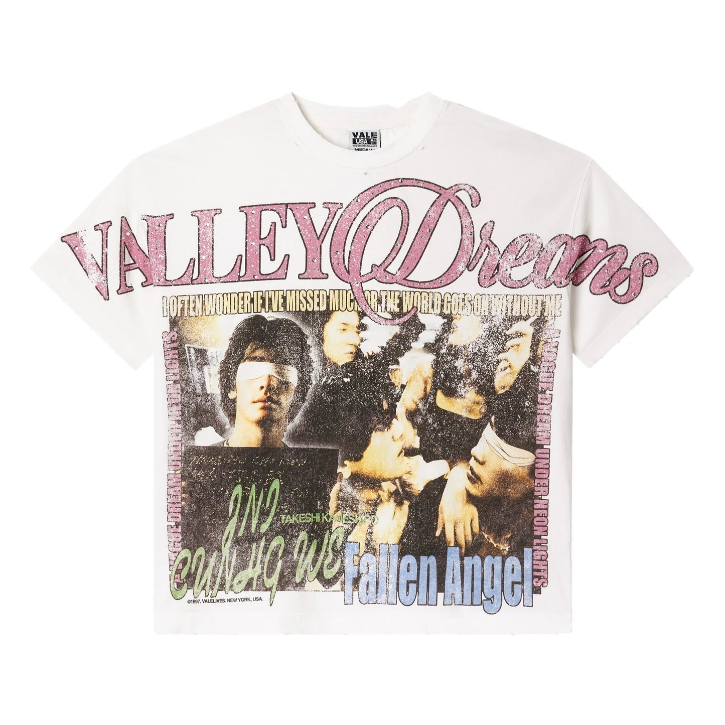 Vale Forever Fallen Bling Tee White
