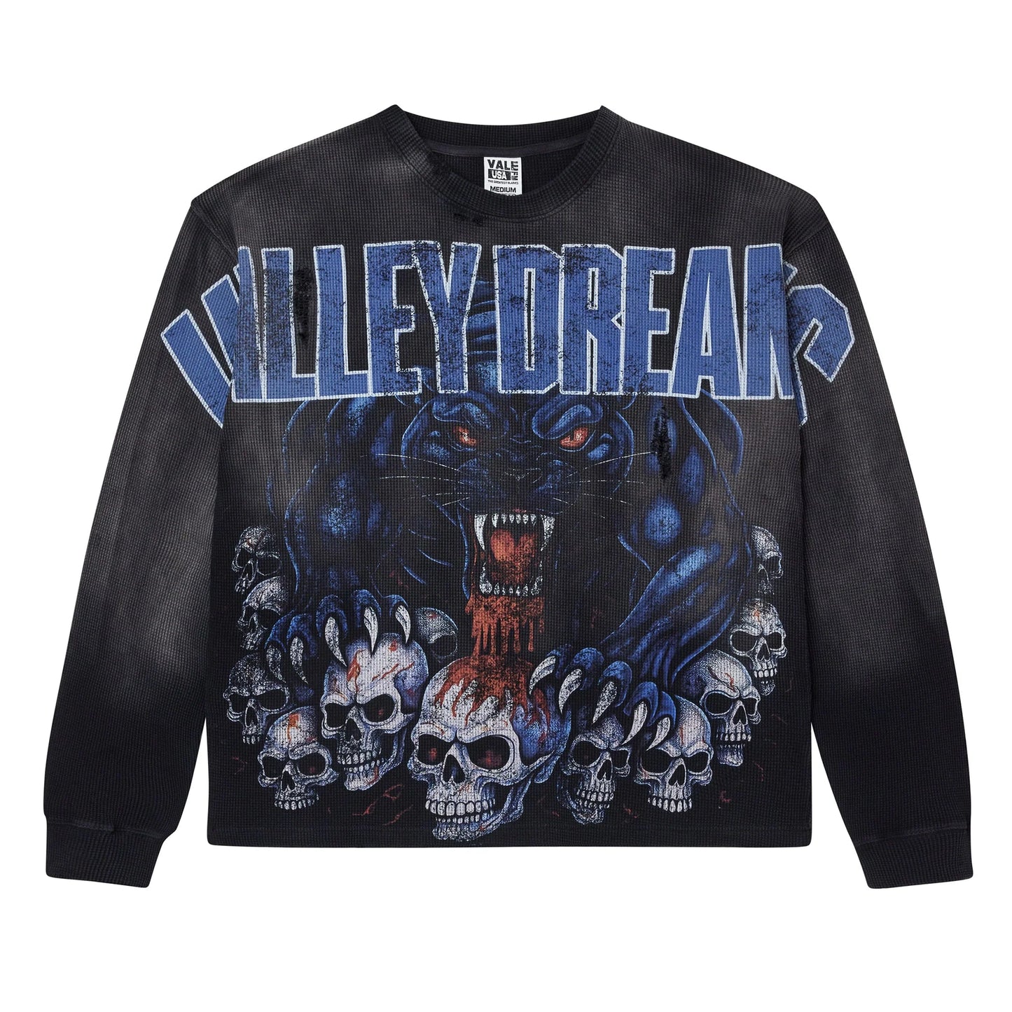 Vale Forever Big Panther Thermal L/S T-Shirt Black